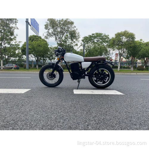 E-Scooter Max Retro Fat Tire 72V 3000W Adult Electric Motorcycle Electric Motorbike Cheap 90km High Speed CKD